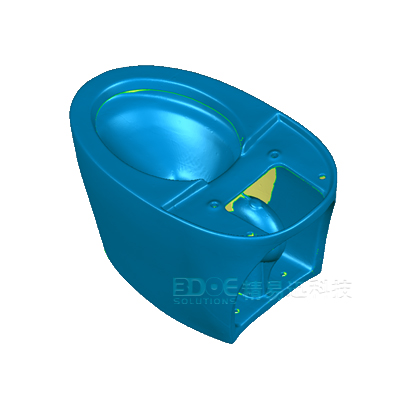 陶瓷坐便器3D扫描测量解决方案